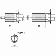 Stopper nut OP-020GB
