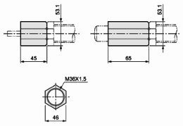Stopper nut OP-020UB