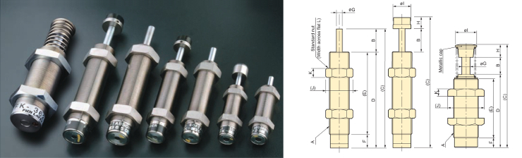 FK Series Large fixed shock absorbers