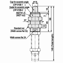 Eccentric angle adaptor OP-010EB
