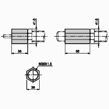 Stopper nut OP-020TB